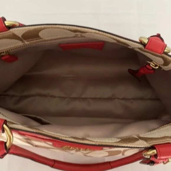 Coach - Signature Carryall Handbag - Picture 6 of 16